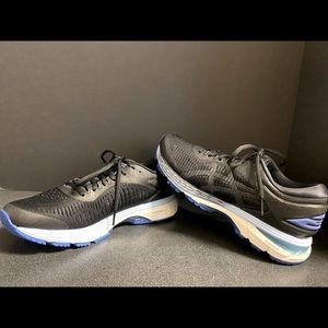 Black and Blue Asic Duo Max Tennis Shoes